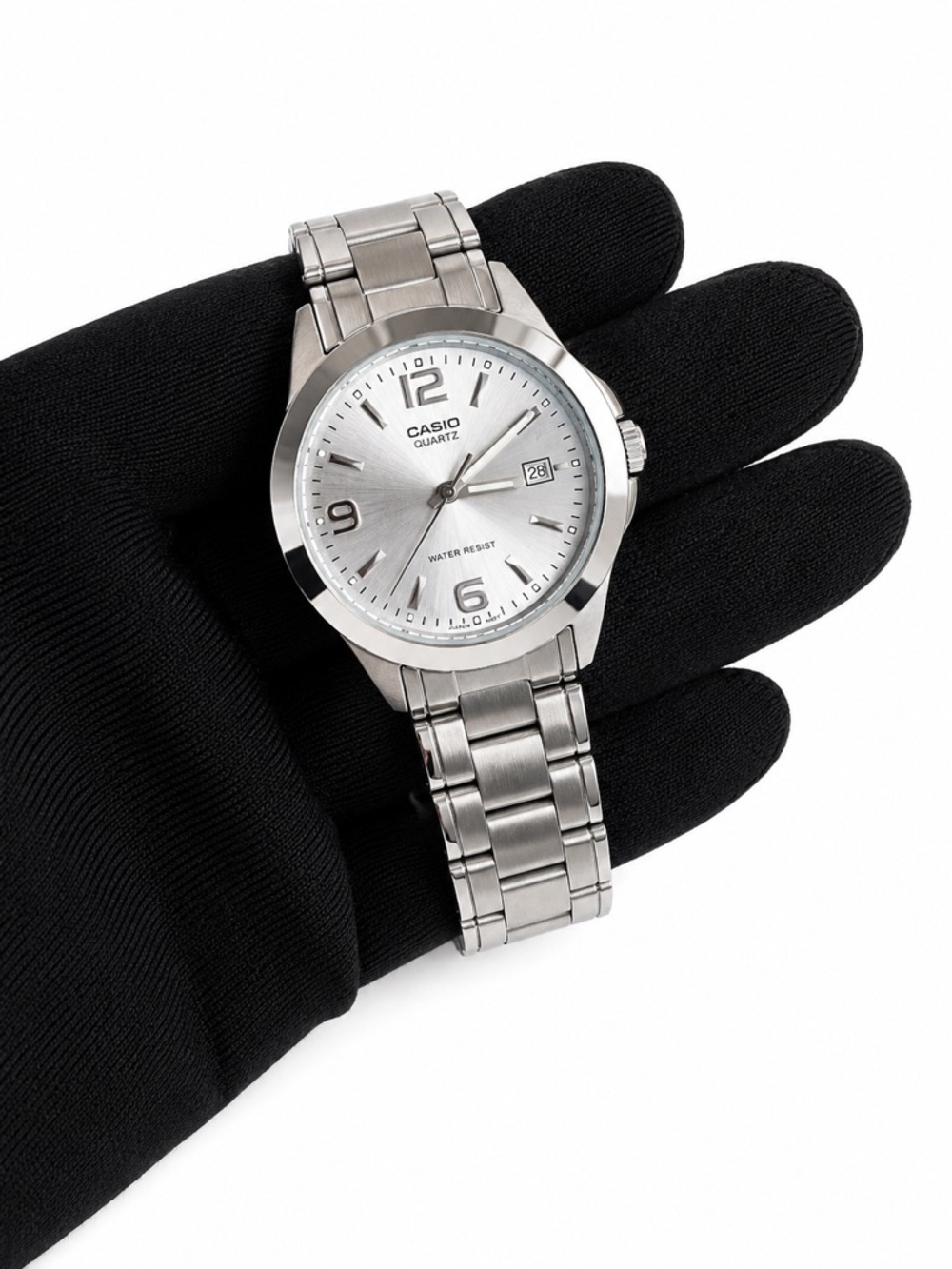 Casio Silver Men's Stainless Steel Bracelet Watch